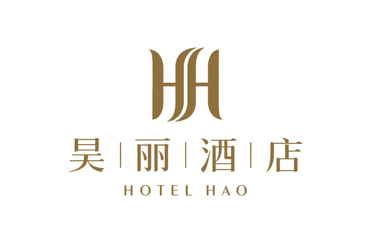 昊丽酒店品牌LOGO设计案例-酒店行业标志设计方案