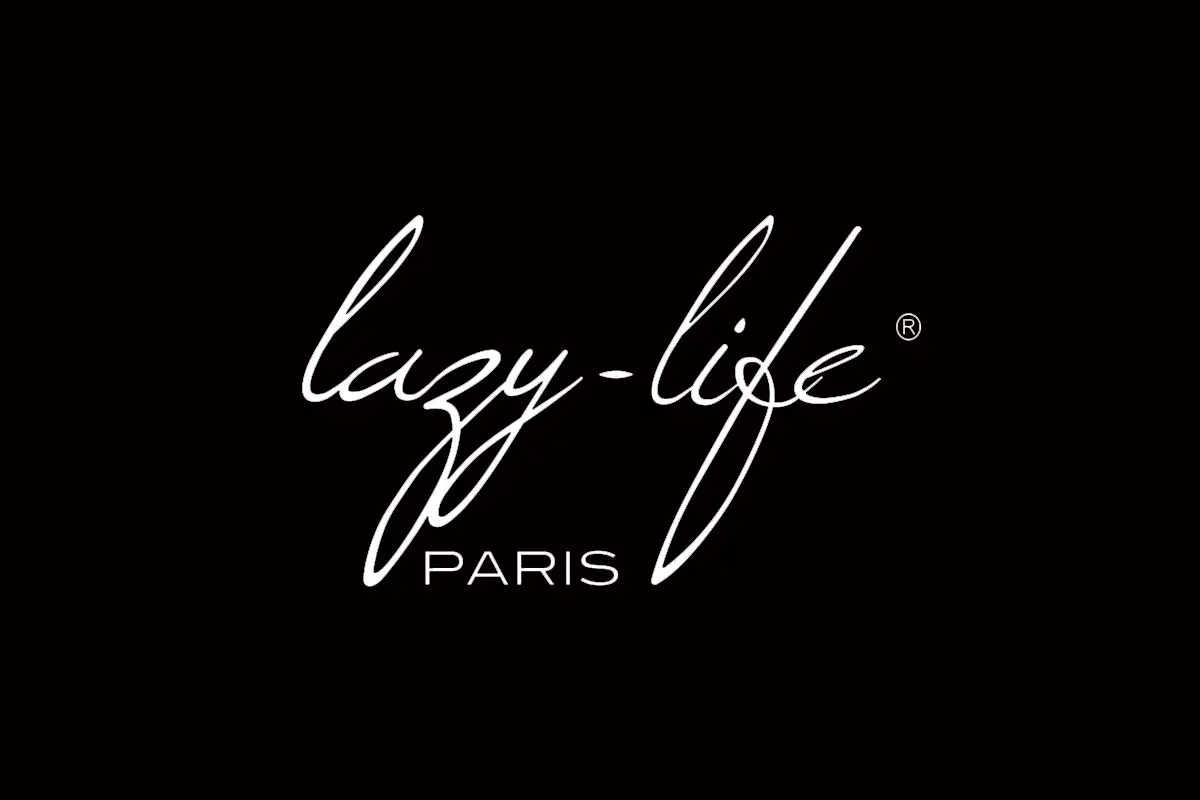 Lazy Life标志反白logo