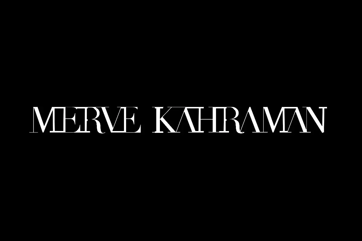 Merve Kahraman反白LOGO
