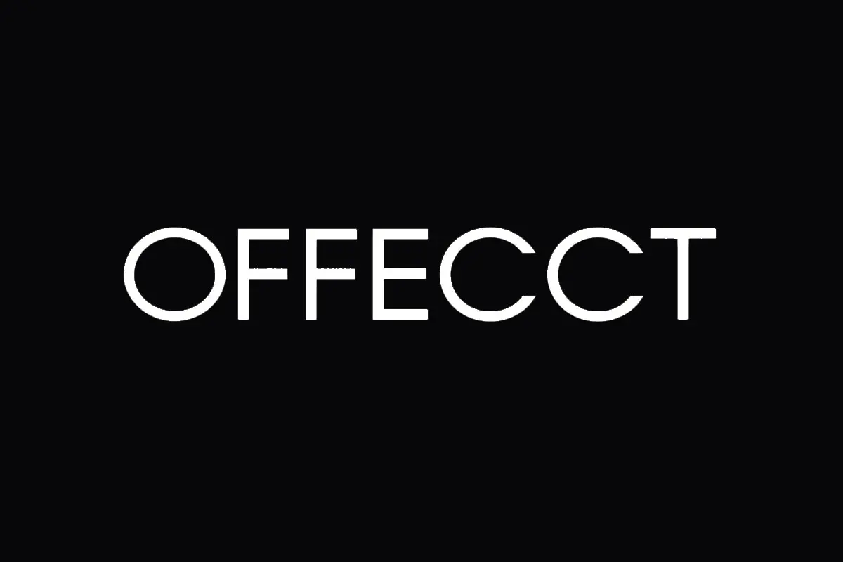 Offecct反白logo