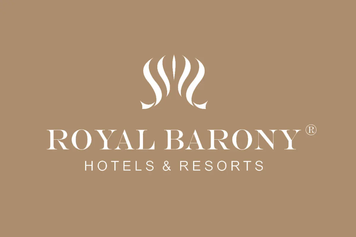 Royal Barony君域酒店反白logo