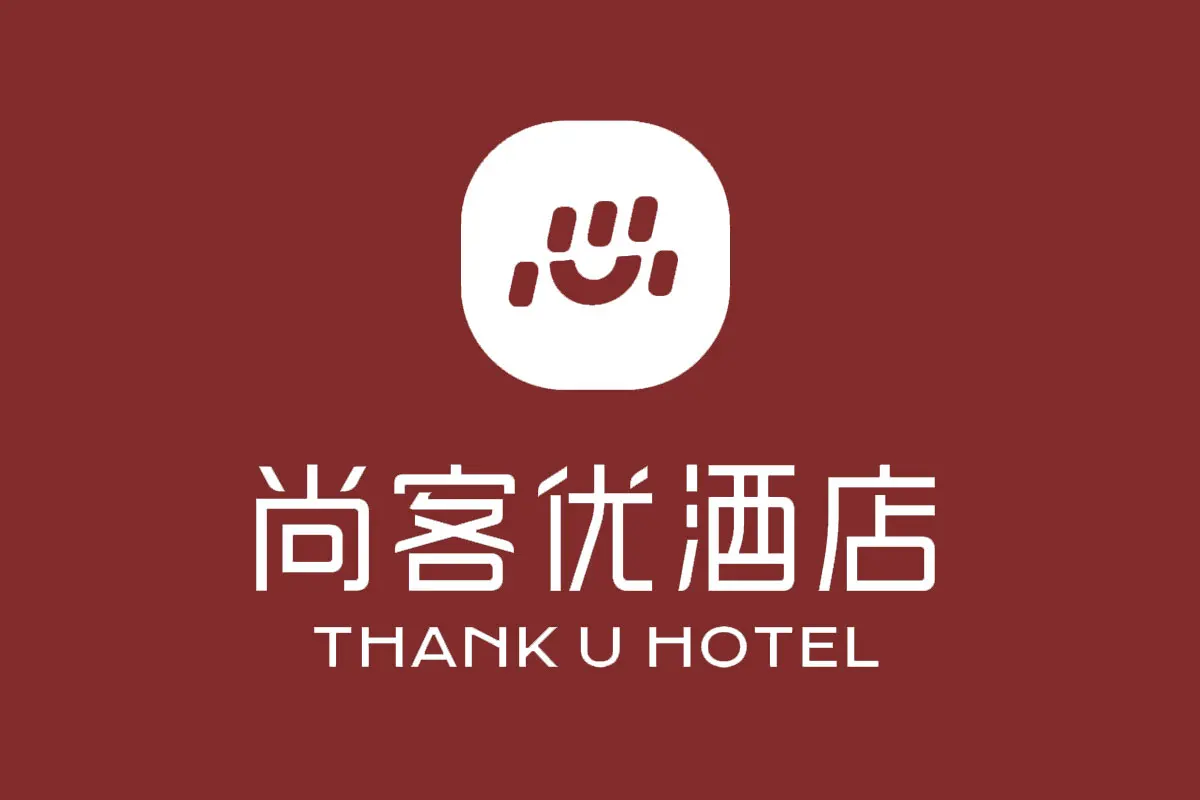 尚客优酒店品牌反白LOGO