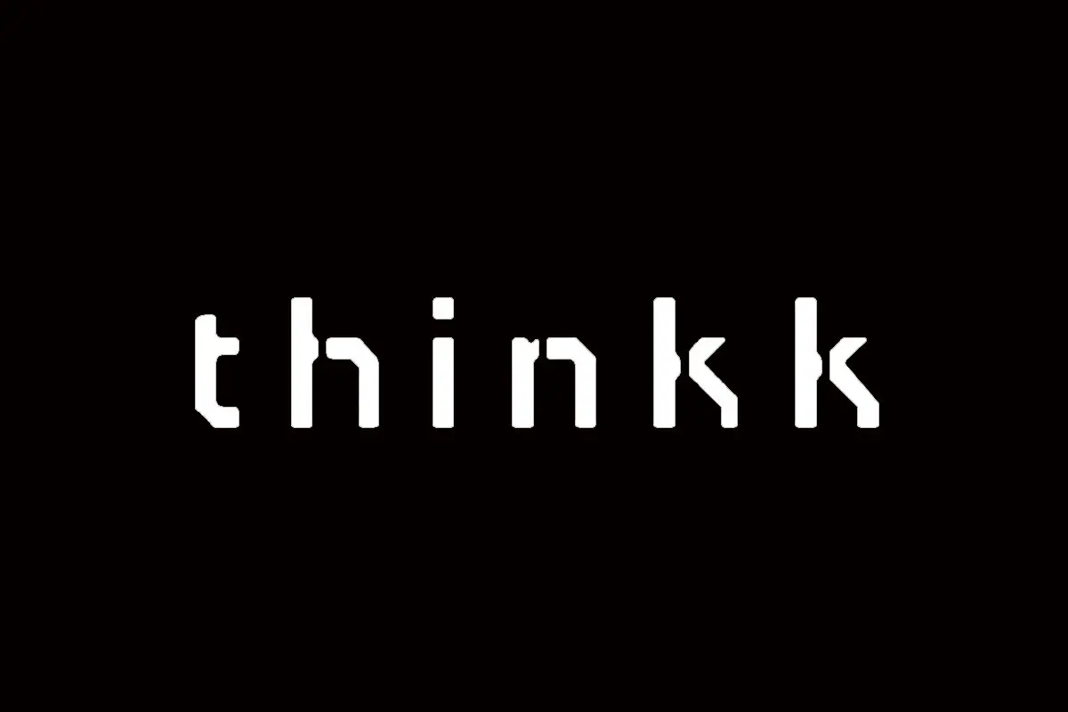 THINKK反白logo