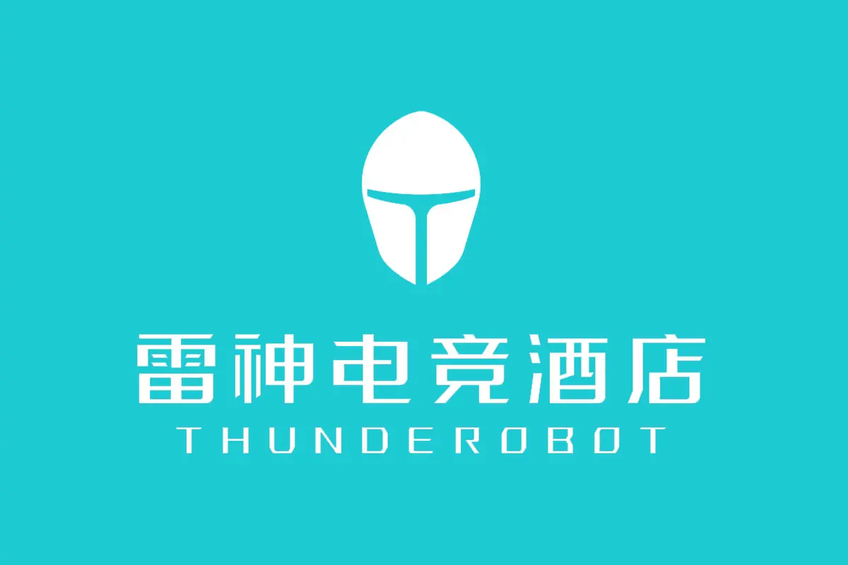 雷神电竞酒店品牌反白LOGO