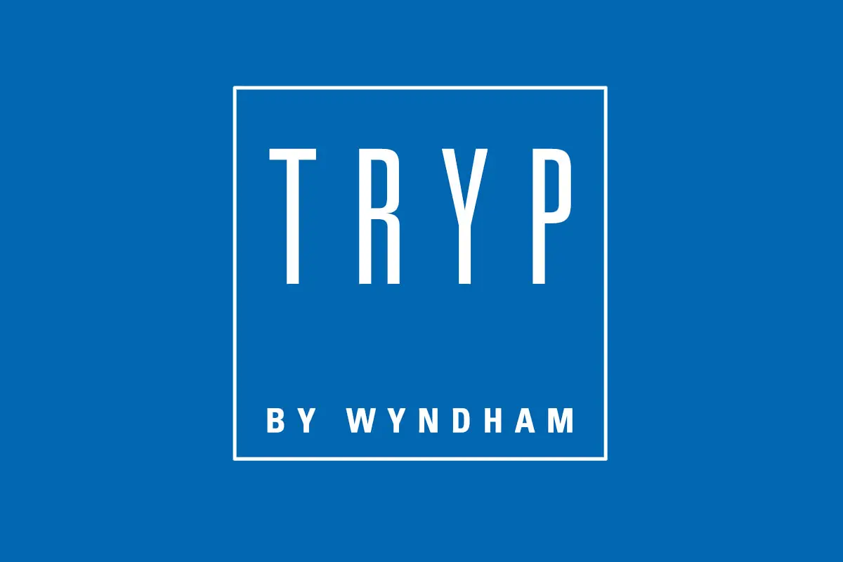 TRYP爵怡温德姆酒店品牌反白LOGO
