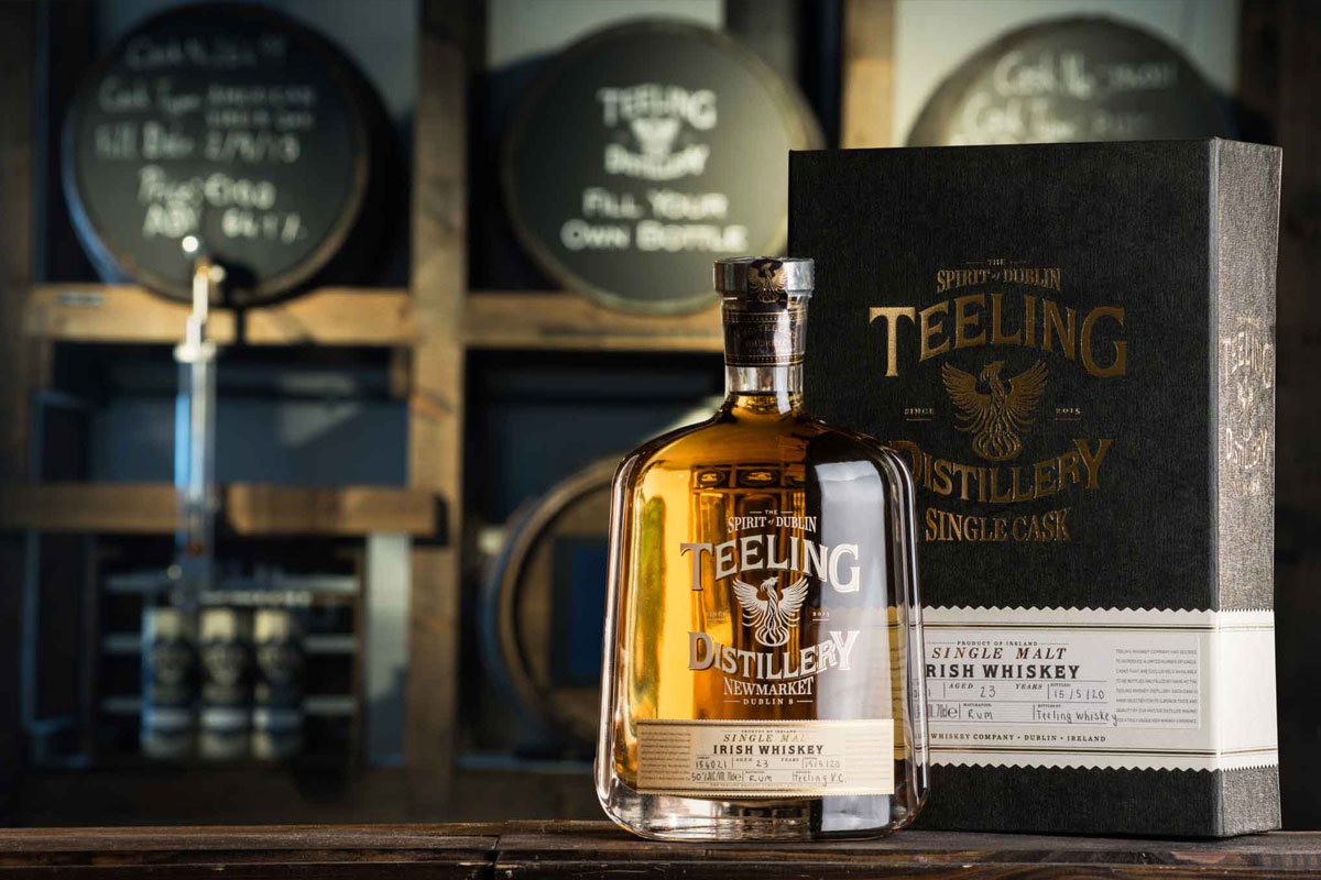 Teeling Whiskey帝霖logo设计含义及龙舌兰品牌设计理念
