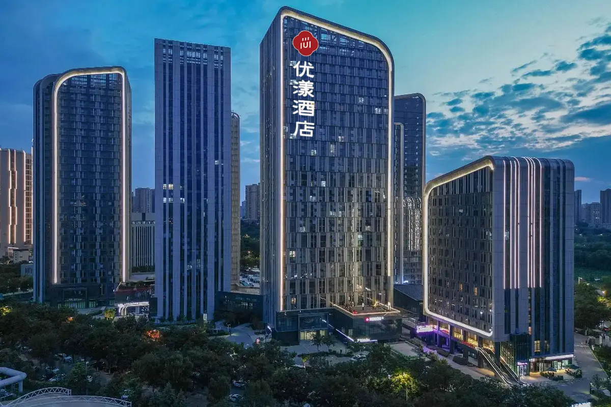 优漾酒店标志设计含义及酒店品牌设计理念