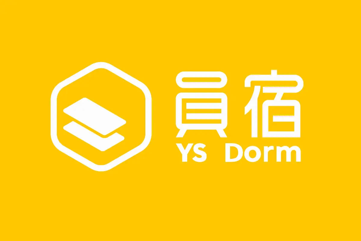 员宿公寓品牌反白LOGO