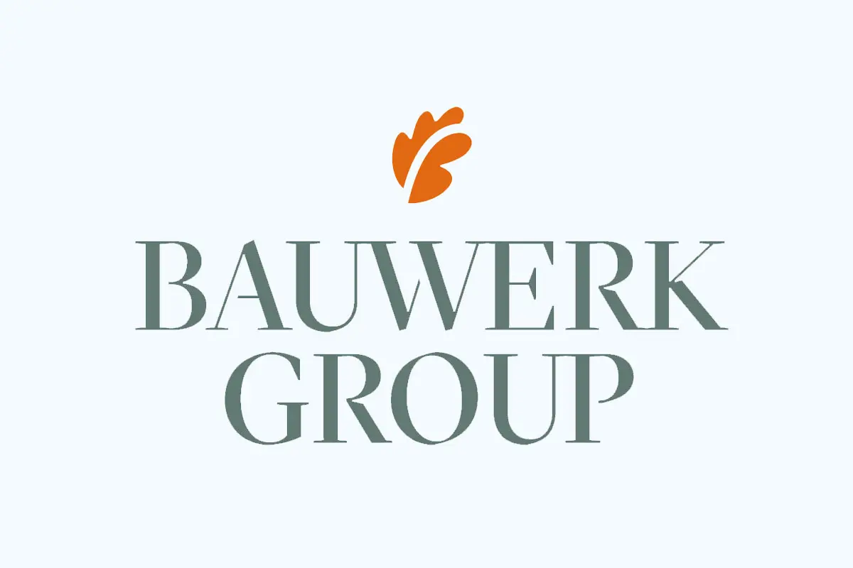 Bauwerk品牌LOGO设计案例-地板行业标志设计方案