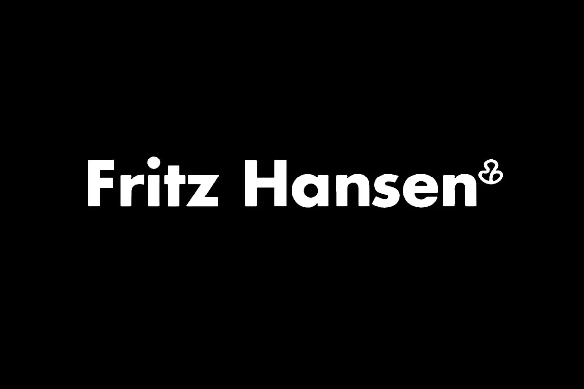 fritz hansen弗里茨.汉森反白LOGO