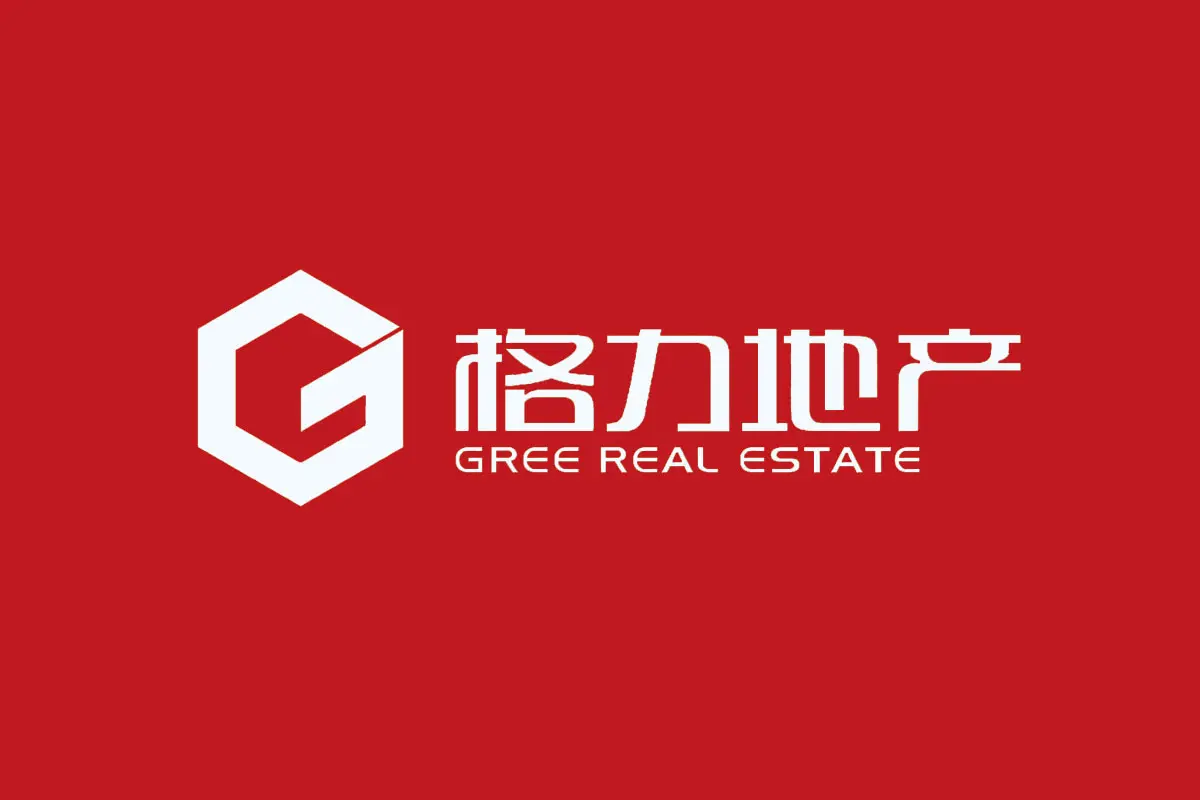 格力地产反白logo