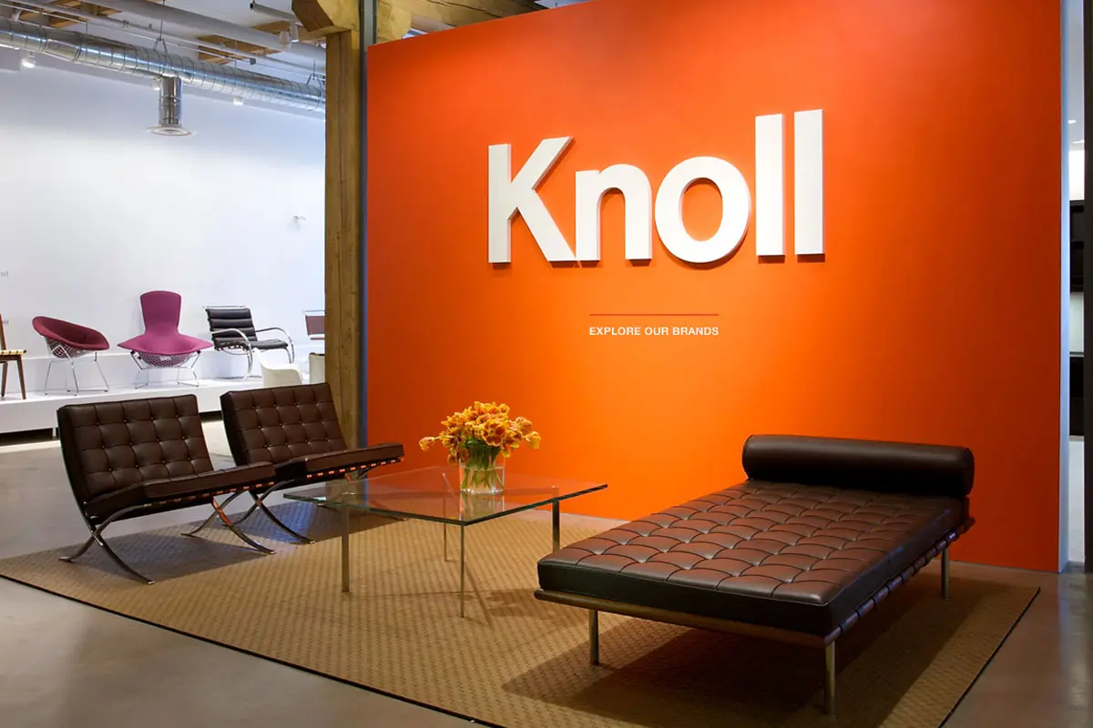 knoll诺尔标志设计含义及家具品牌设计理念