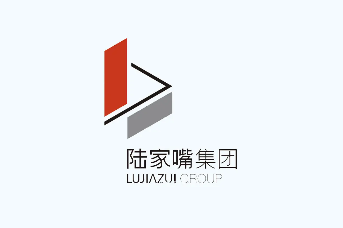 陆家嘴集团品牌LOGO设计案例-地板行业标志设计方案