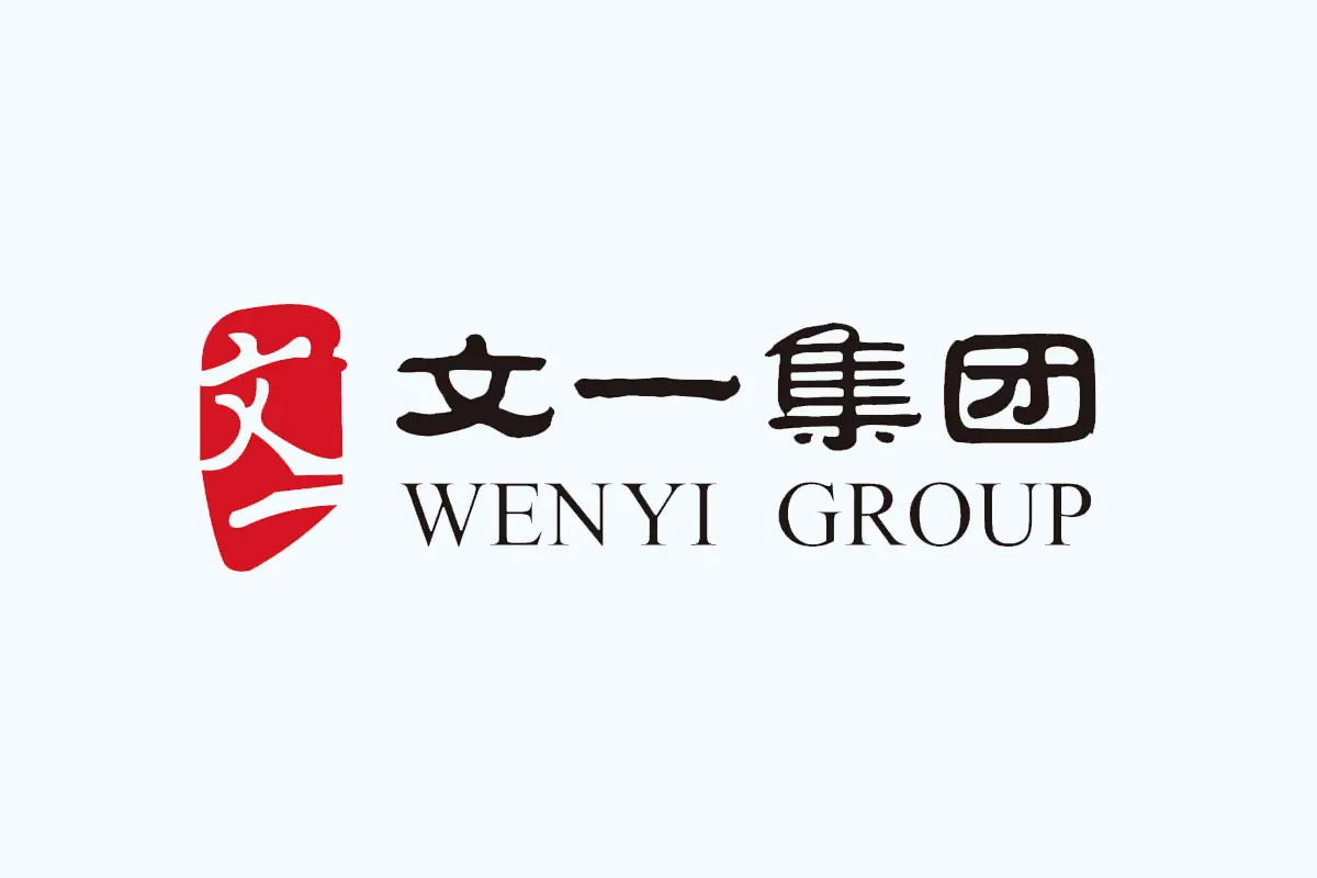 文一集团品牌LOGO设计案例-地板行业标志设计方案