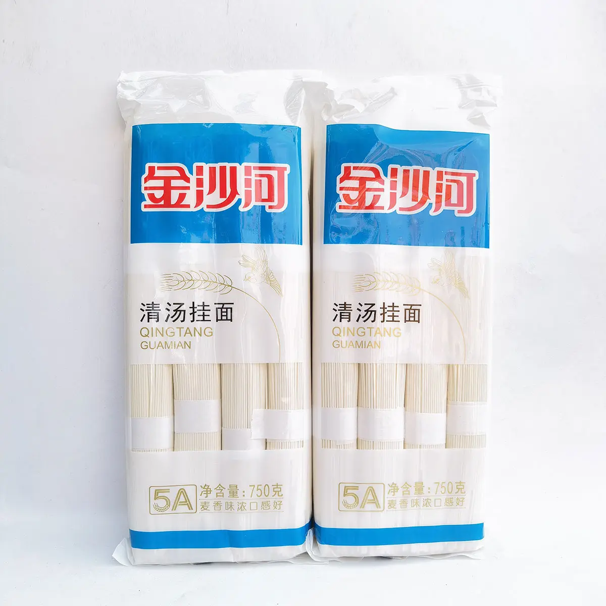 金沙河logo图案-挂面产品徽标