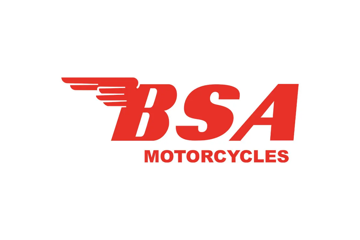 BSA英国摩托车商标设计-带翼字母logo设计