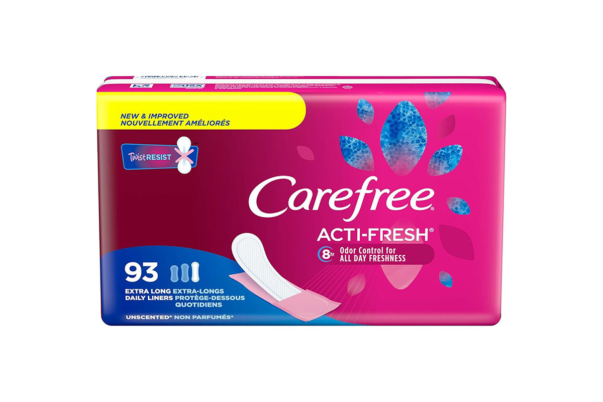 Carefree美国强生旗下无忧无虑卫生巾-个人护理标志设计