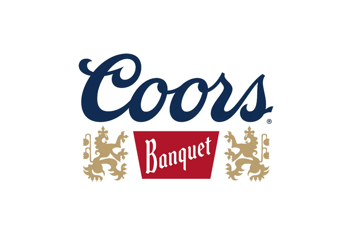 Coors Banquet美国银子弹啤酒logo设计-手写风logo设计
