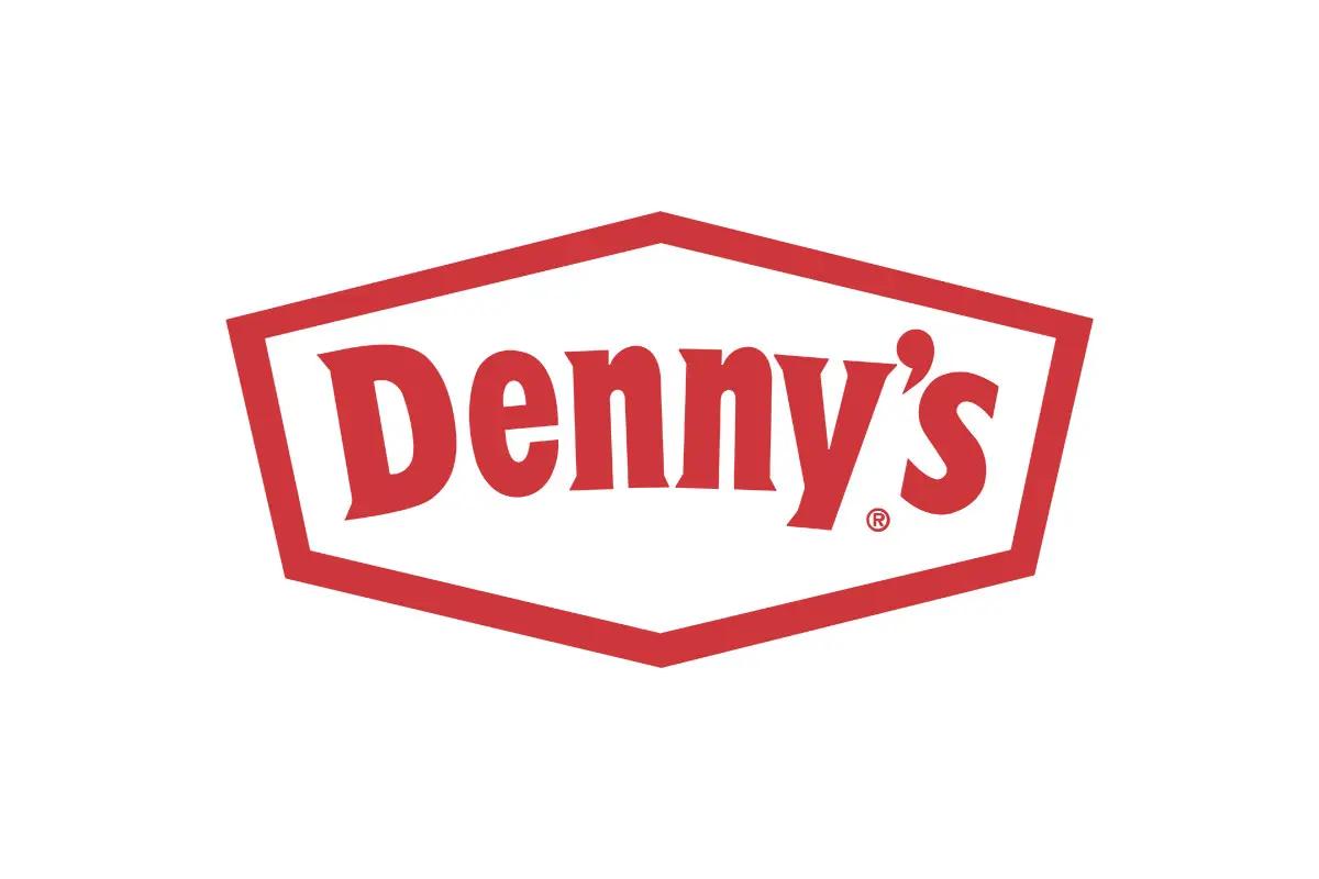 Denny's美国丹尼家庭餐厅标志设计-扁平化logo设计