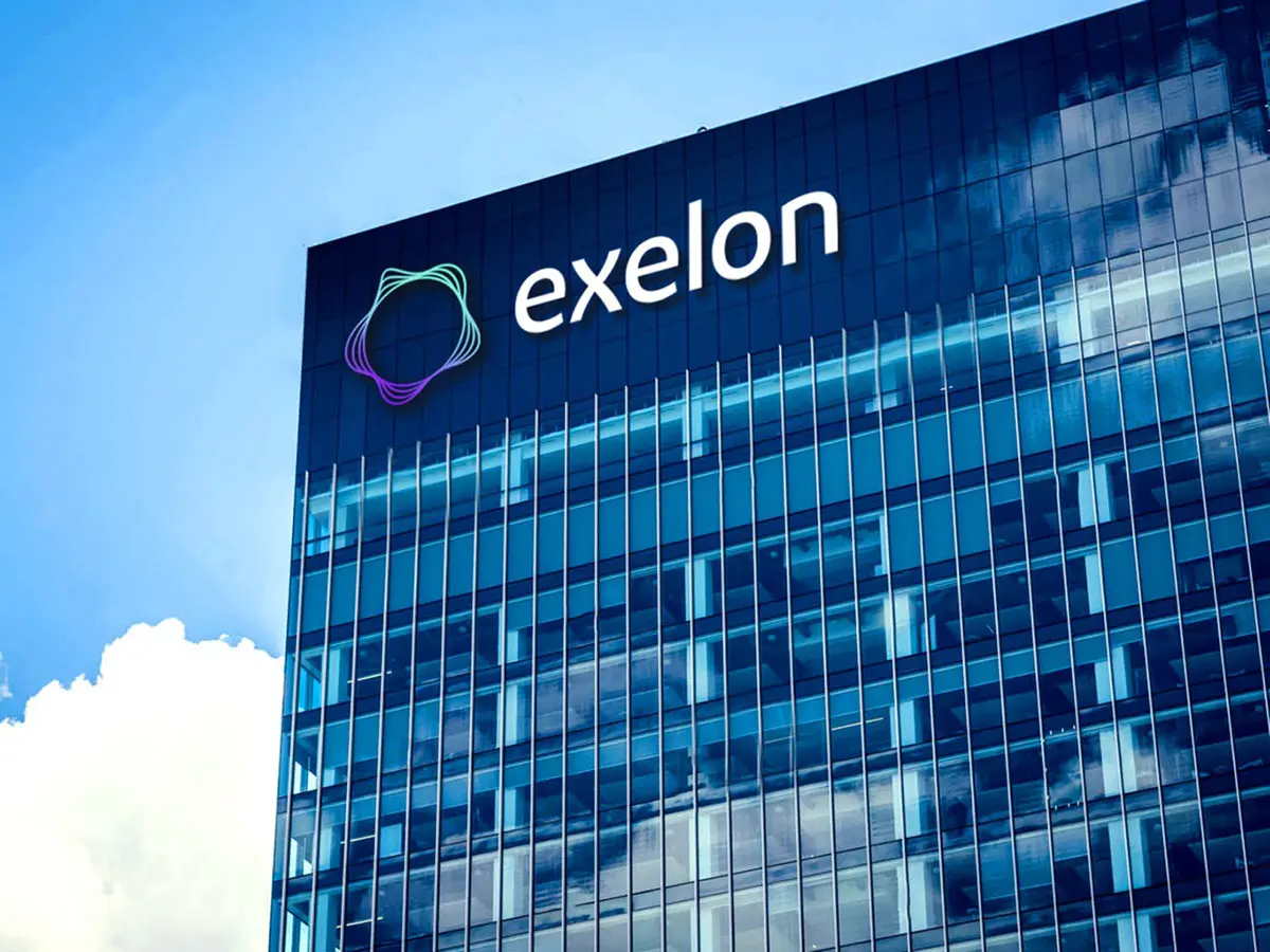 Exelon美国爱克斯龙能源办公室-能量logo设计