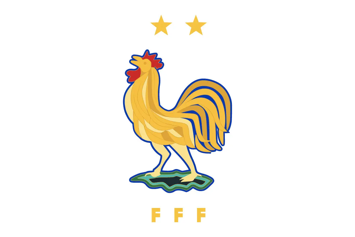 法国队logo设计-高卢雄鸡标志