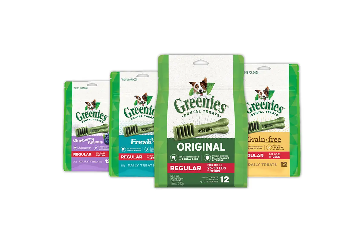 Greenies动物食品包装-宠物用品logo设计