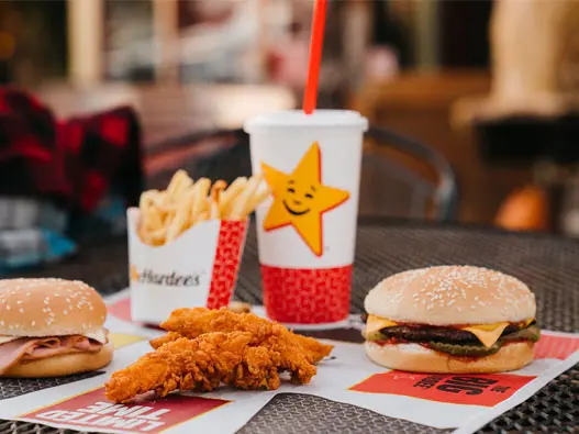 Hardee's美国哈帝汉堡快餐厅logo设计含义及连锁餐厅品牌理念