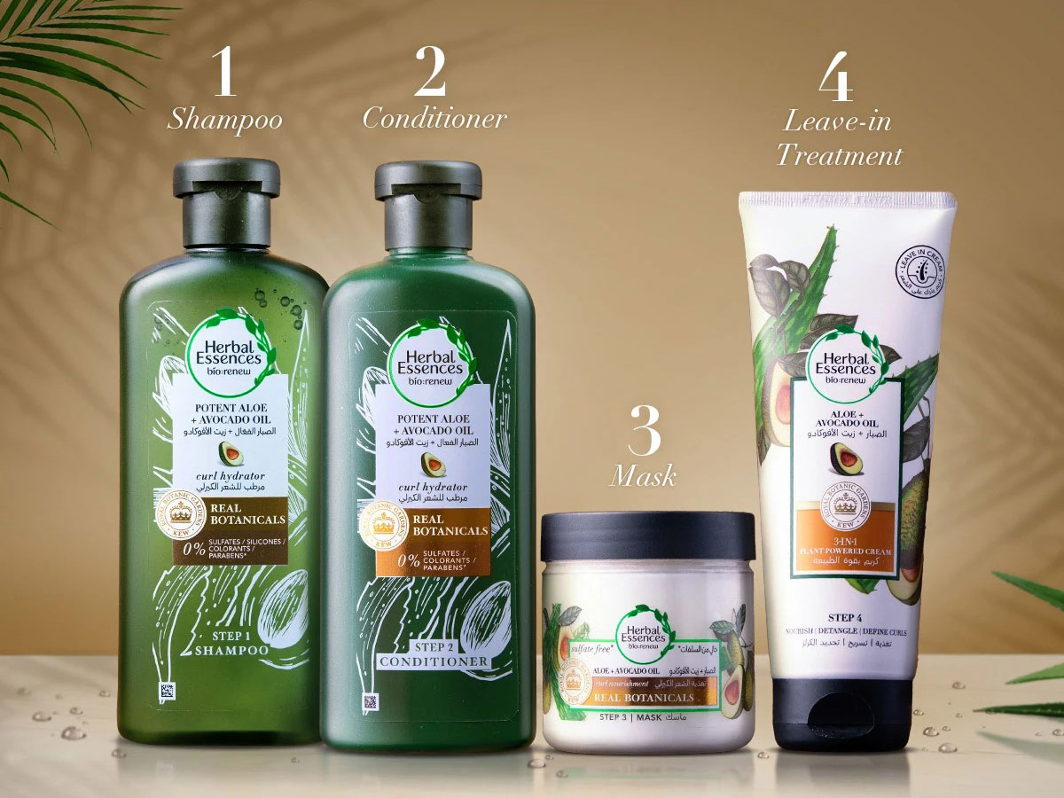 Herbal Essences宝洁伊卡璐洗发水-护发素标志设计