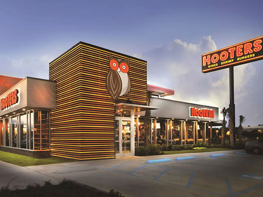 Hooters美国猫头鹰餐厅logo含义及连锁餐厅品牌理念