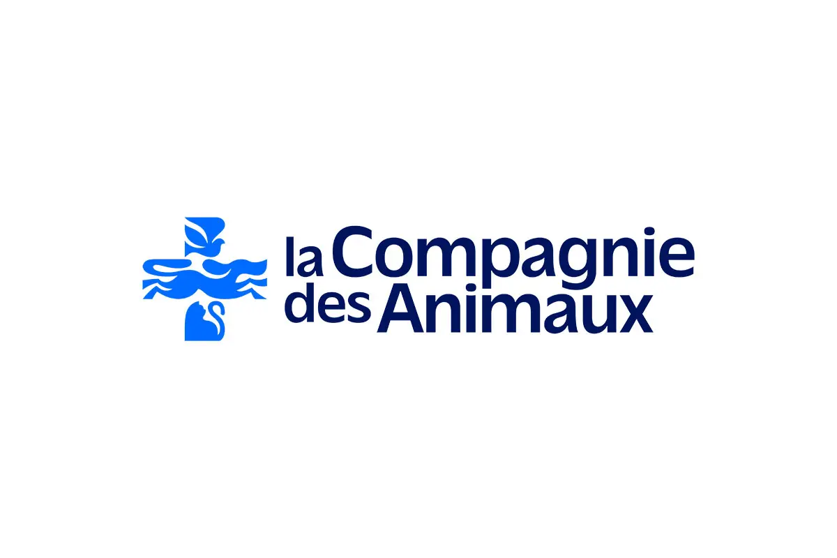 La Compagnie des Animaux法国宠物用品logo设计-剪纸艺术logo设计