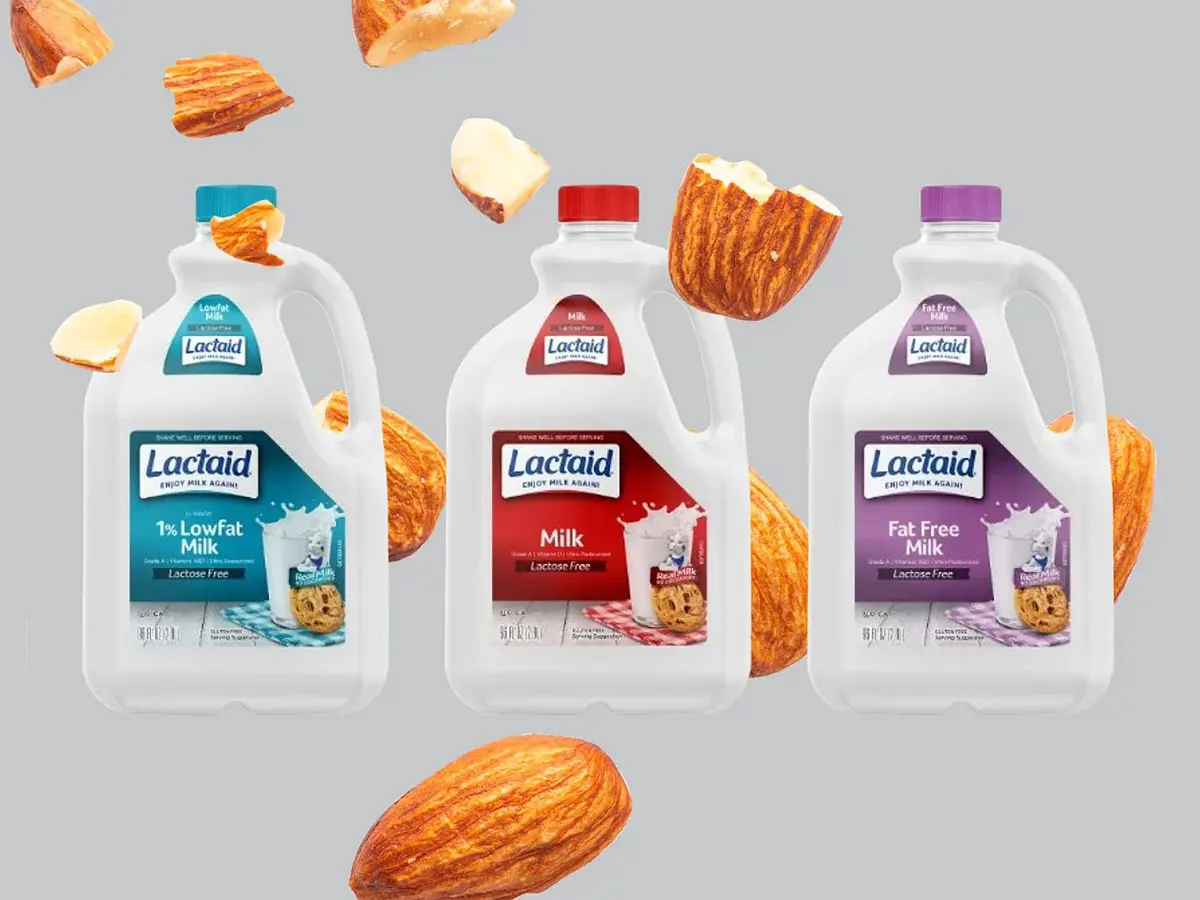 Lactaid美国无乳糖牛奶-无乳糖logo设计