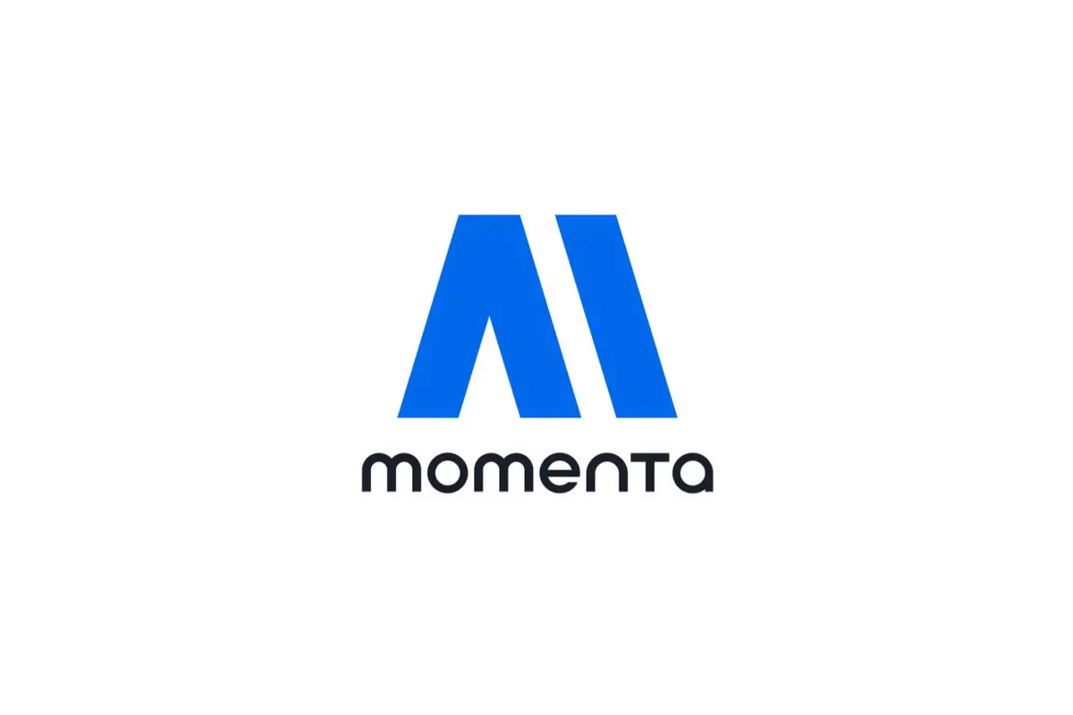 momenta标志设计-M字logo设计