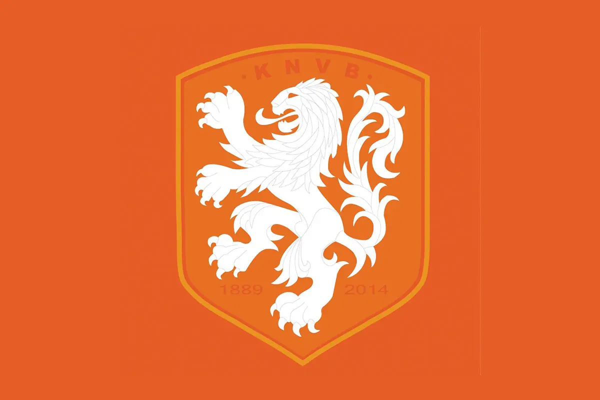 荷兰国家足球队logo设计-狮子盾徽标志
