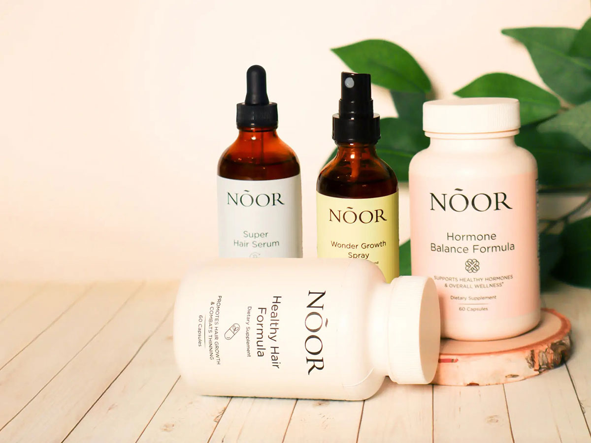 Noor Hair美国护发产品-洗护品牌标志设计