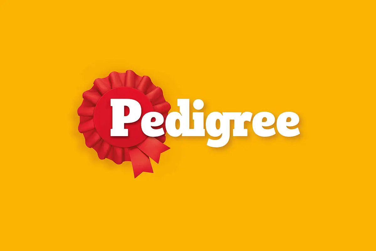 Pedigree英国宝路狗粮logo设计-勋章logo设计