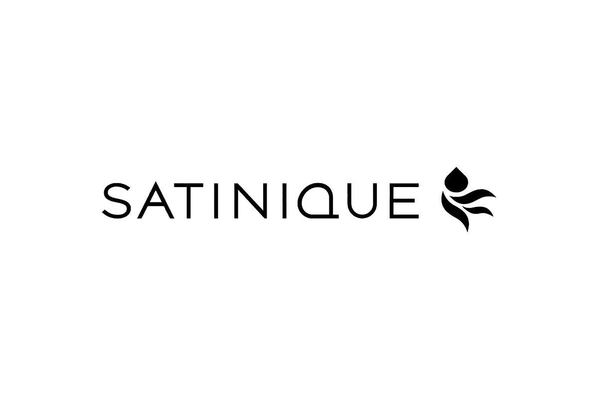 Satinique美国安利丝婷洗发水logo设计-水滴标志设计