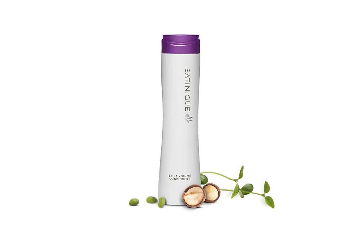 Satinique美国安利丝婷洗发水-植物枝叶logo设计