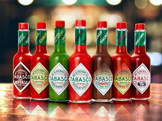 Tabasco美国塔巴斯哥辣酱logo含义及调味品品牌理念