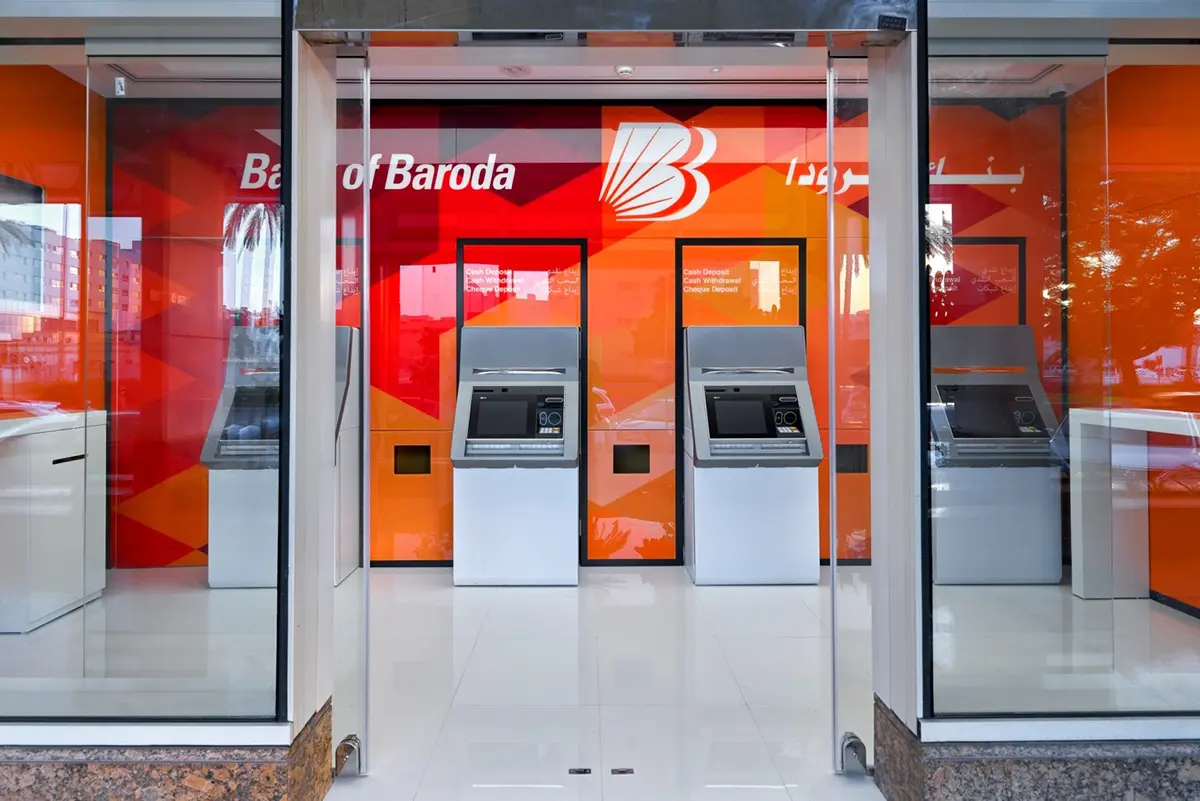 Bank of Baroda巴罗达银行资助取款区-电子支付标志设计