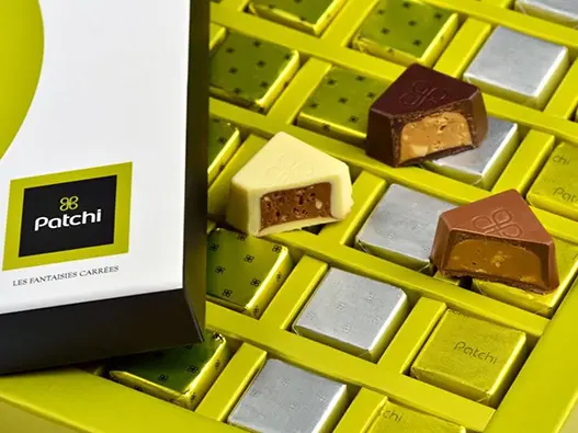 Patchi Chocolates标志设计含义及巧克力品牌设计理念