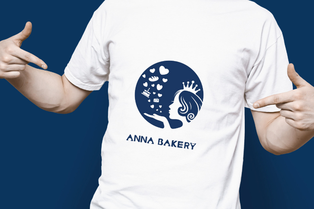 Anna Bakery甜品标志logo图片