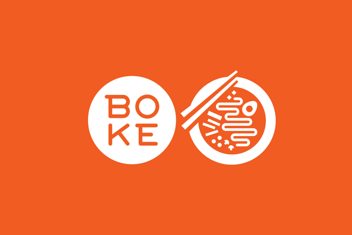 Boke Bowl拉面标志logo图片