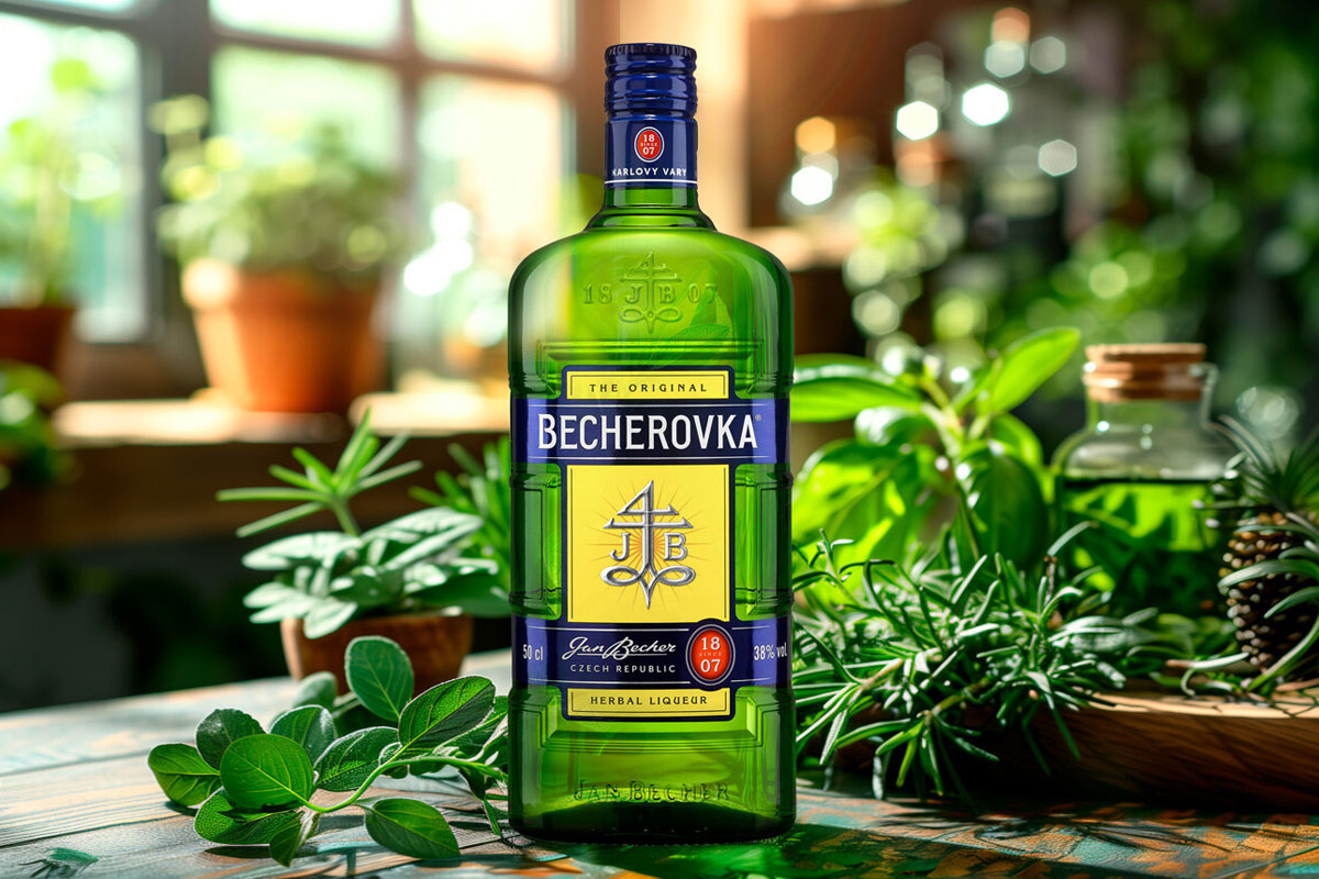 Becherovka标志设计含义及利口酒品牌设计理念