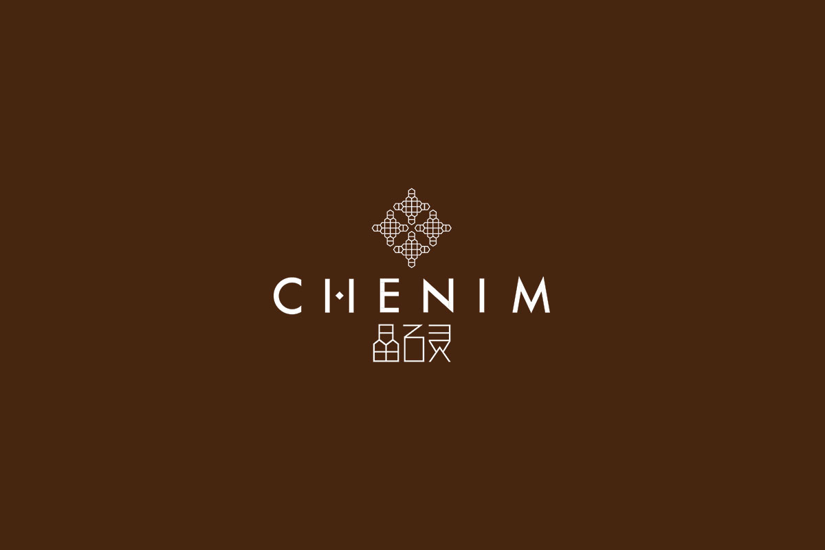 CHENIM晶石灵反白logo