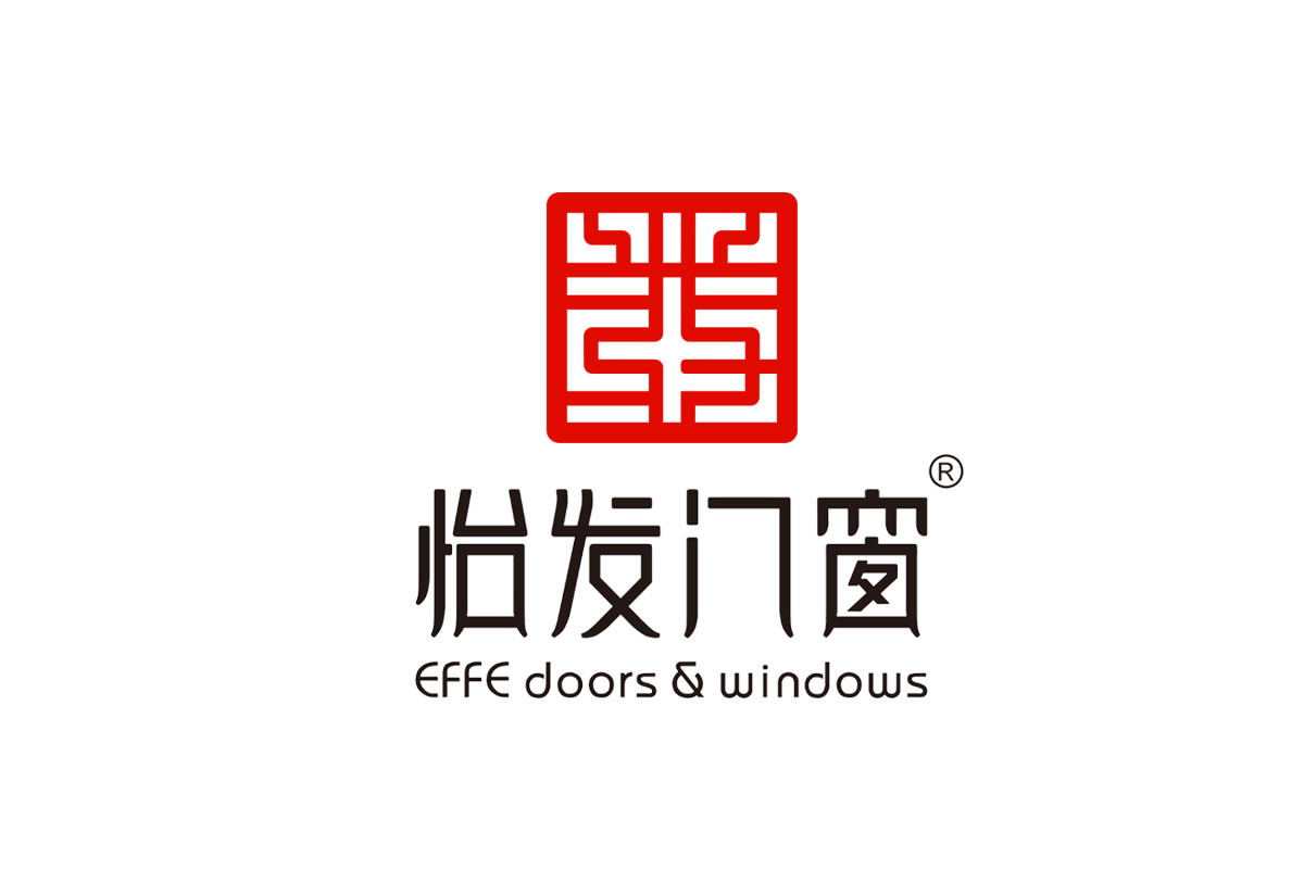 怡发门窗logo