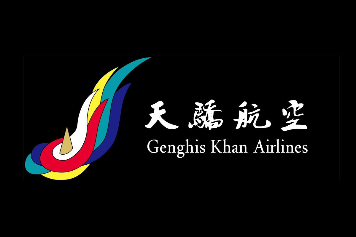 天骄航空反白logo