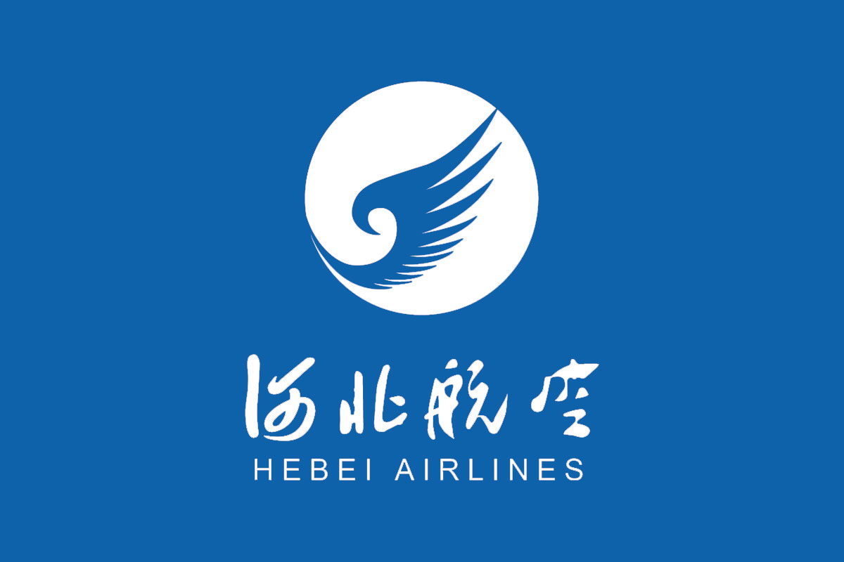 河北航空反白logo