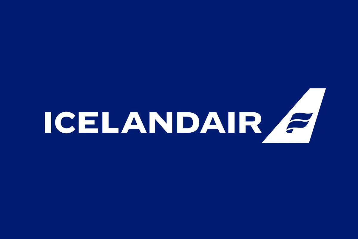 冰岛航空反白logo