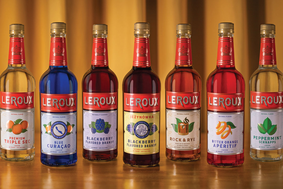 Leroux标志设计含义及利口酒品牌设计理念