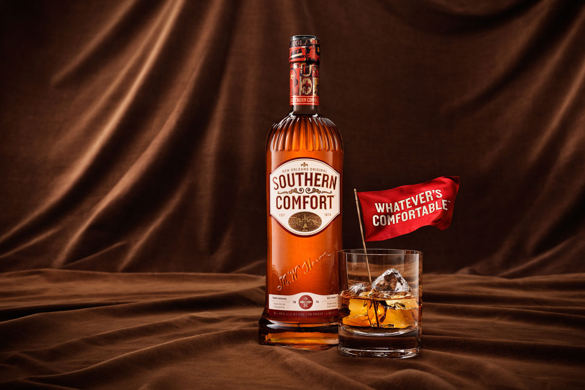 Southern Comfort标志设计含义及利口酒品牌设计理念